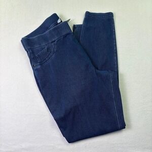 Women's Plus Size 1X Utopia by HUE Jean Jeggings Soft Cotton Blend Pull On